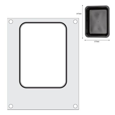 Těsnicí matrice pro těsnicí stroj , HENDI, na misku bez dělení 187x137 mm | 805664